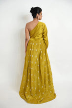 Embroidered Asymmetrical Gown Xpressions By Anisha