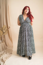 Long Printed Maxi Gown With Waist Cut Pattern - Xpressions By Anisha