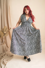 Long Printed Maxi Gown With Waist Cut Pattern - Xpressions By Anisha