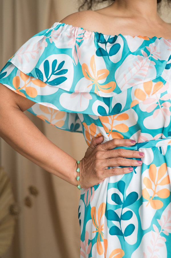Off Shoulder Maxi Dress - Xpressions By Anisha