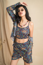 Three Piece Set Of Inner, Hot Shorts & Shirt - Xpressions By Anisha