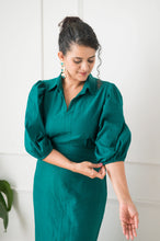 Backless Effect Shirt Style Long Layerd Dress - Xpressions By Anisha