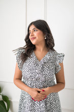 Cute Heart Print Frill Pattern Dress - Xpressions By Anisha
