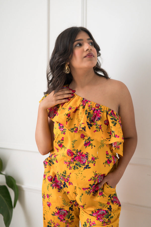 One Side Off Shoulder Co-ord Set Xpressions By Anisha