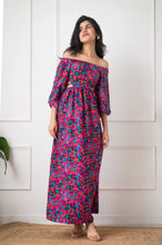 Floral Print Waist Cut Out Style Maxi Dress Xpressions By Anisha