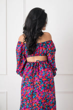 Floral Print Waist Cut Out Style Maxi Dress Xpressions By Anisha