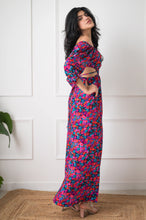 Floral Print Waist Cut Out Style Maxi Dress Xpressions By Anisha