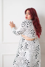 Polka Dots Waist Cut Out Dress - Xpressions By Anisha