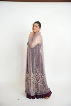 Sleeveless Gown With Cape Xpressions By Anisha